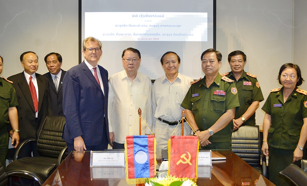 MOU Signing: Department of Military Health and IPLAOS 23 May 2014