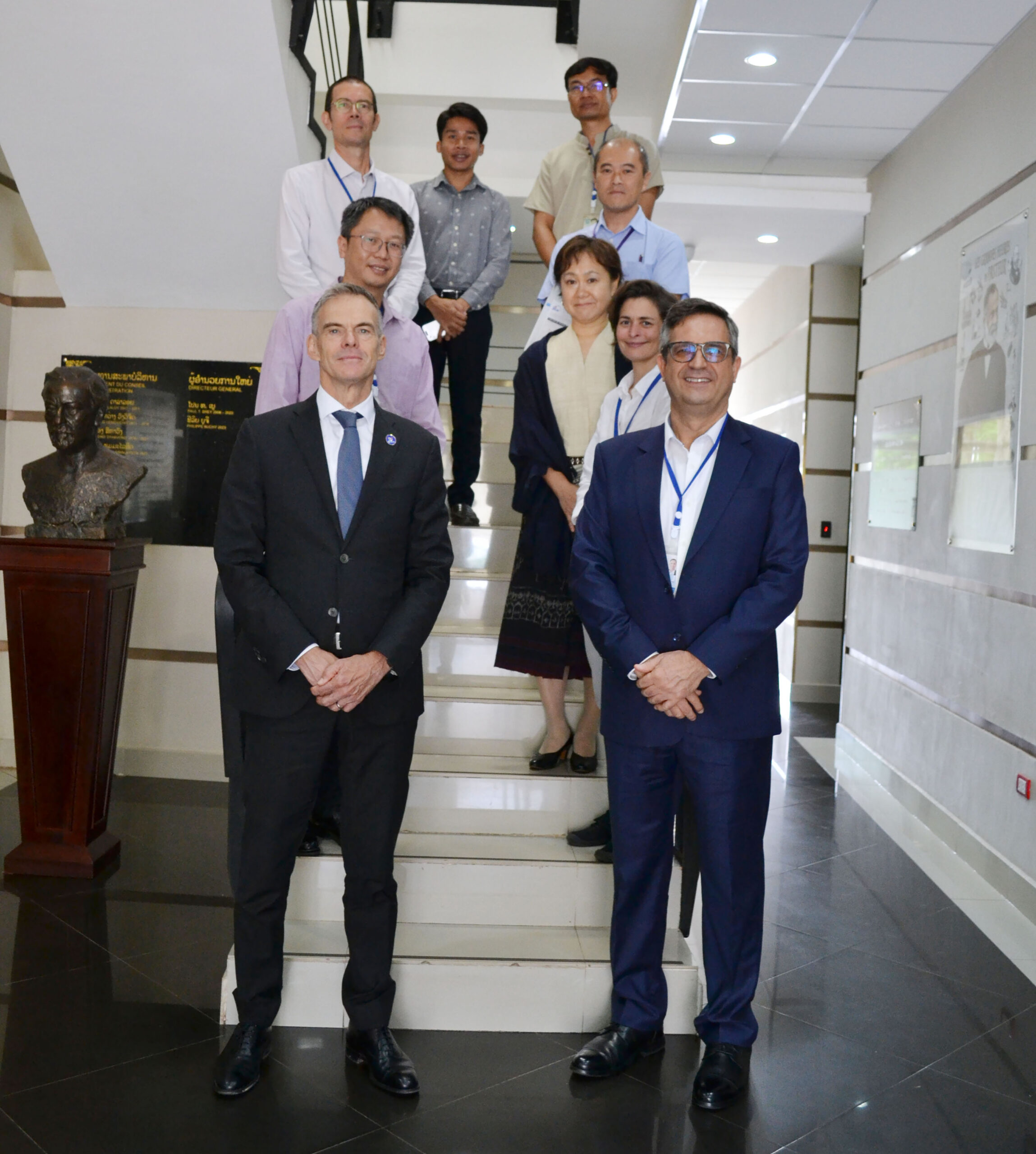 21st of August 2024: Visit of IPL by Dr Timothy Armstrong, WHO Representative to Laos.